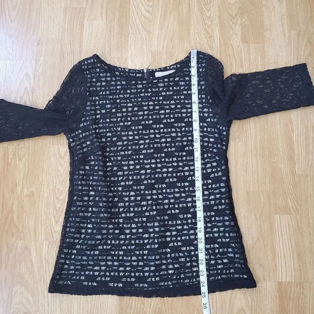 Banana Republic Lace Trim Top sz 6 - Picture 10 of 14